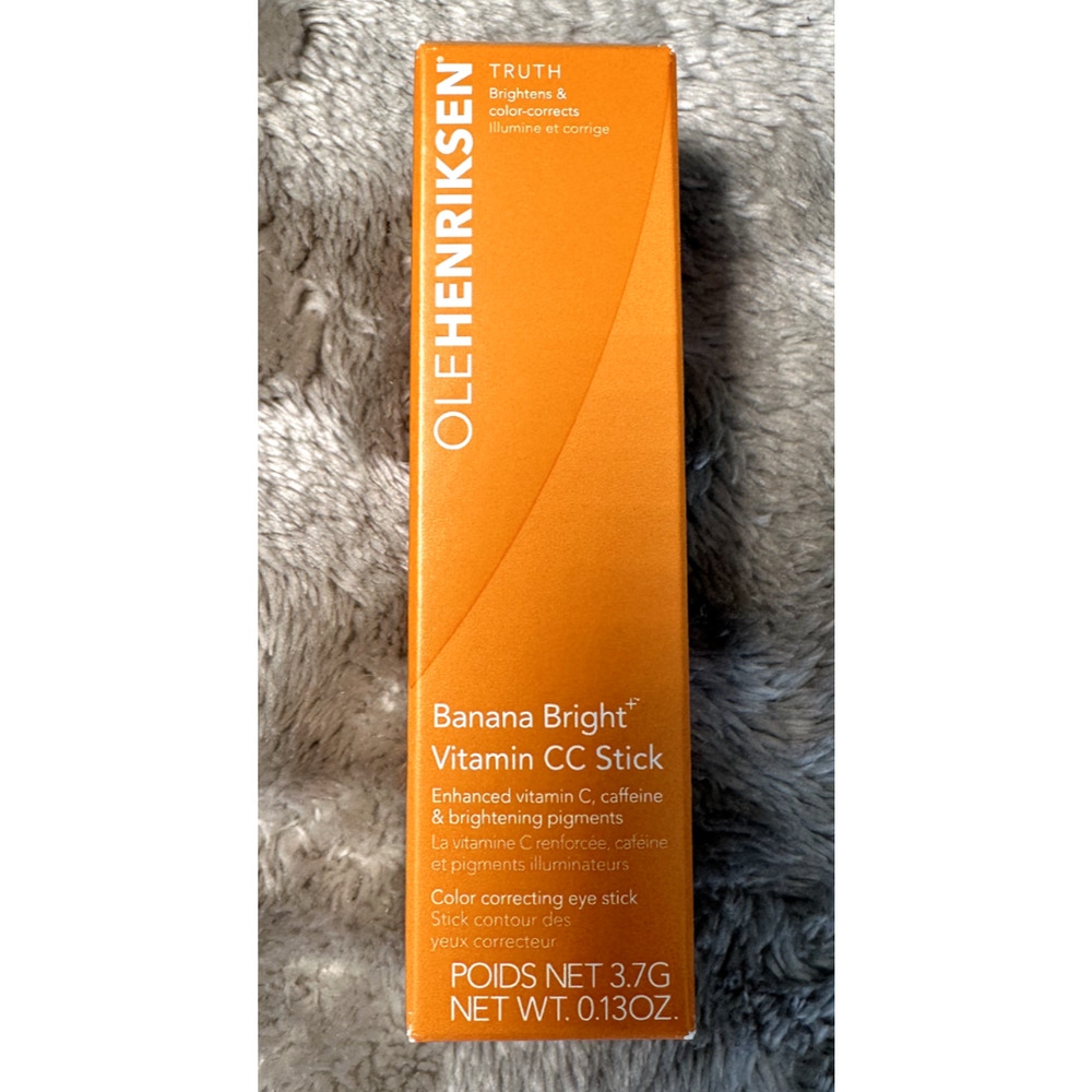 OLEHENRIKSEN Banana Bright+ Vitamin CC Eye Sticks Apricot Color NEW Unopened